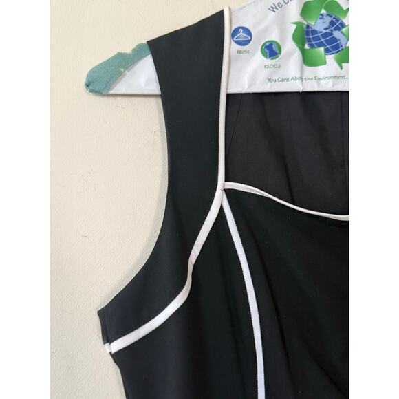 White House Black Market Black and White Mini Dress - Picture 6 of 11